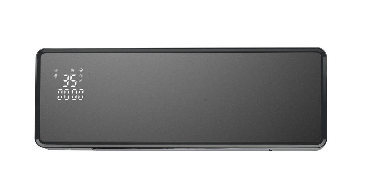 Segunda oportunidad - Calefacción de pared cerámica ThermoBlack con termostato WiFi - Predeterminado