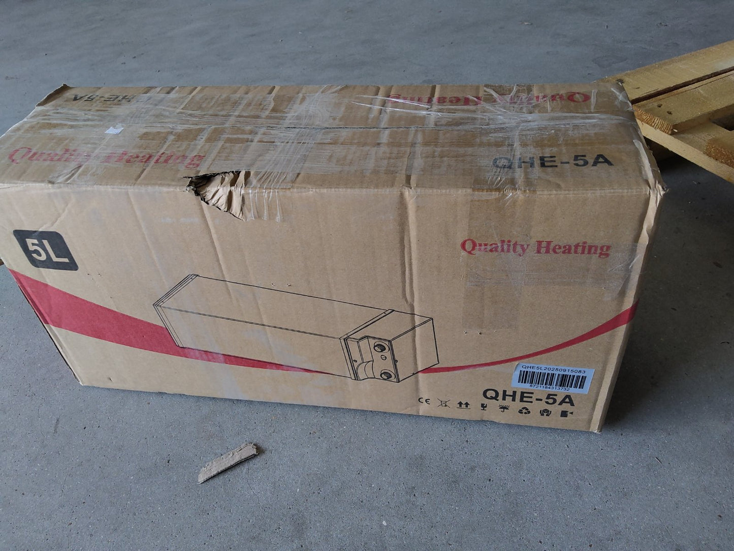 Tweedekans - Plintboiler keukenboiler 5 Liter 2000Watt rvs QH-line - Default