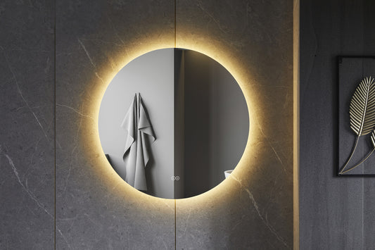 Tweedekans - Spiegel rond 60 cm frameloos, rondom led verlichting en anti condens - Default