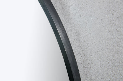 Tweedekans - Spiegel rond 100 cm met zwart frame - Default