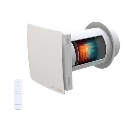 Decentrale Wifi WTW-unit Ø100 mm met afstandsbediening