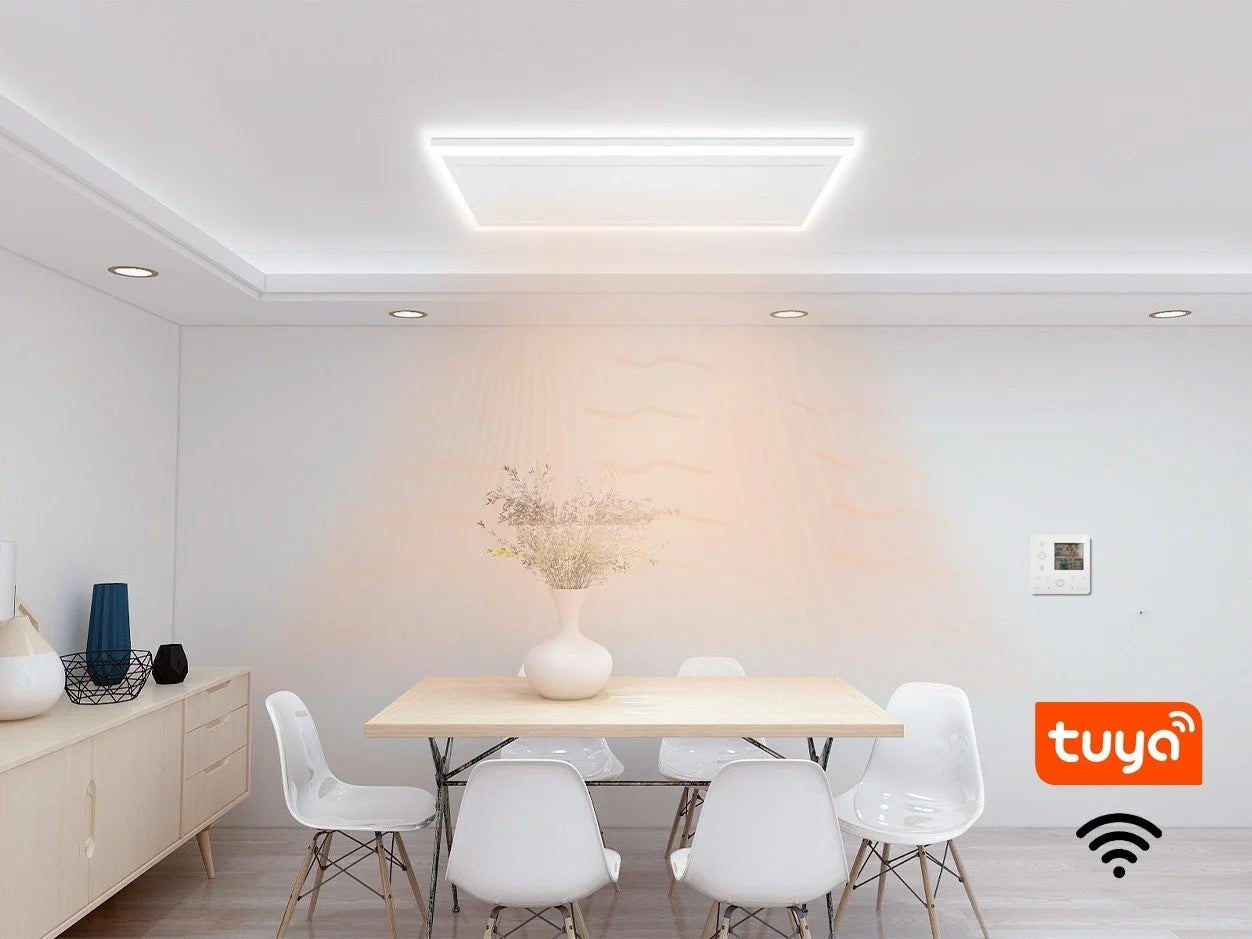 Tweedekans - QH-HL Serie Wifi infraroodpaneel met led verlichting 63x 65,5  cm 400Watt - Default