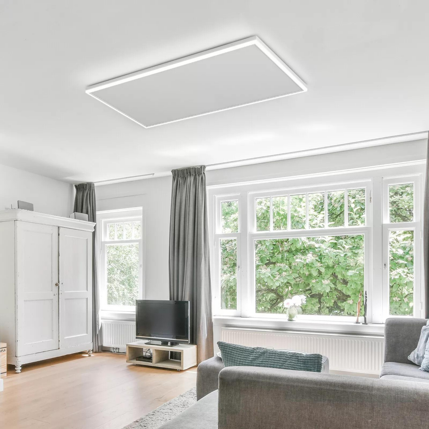 Tweedekans - QH-HL Serie Wifi infraroodpaneel met led verlichting 63x 65,5  cm 400Watt - Default
