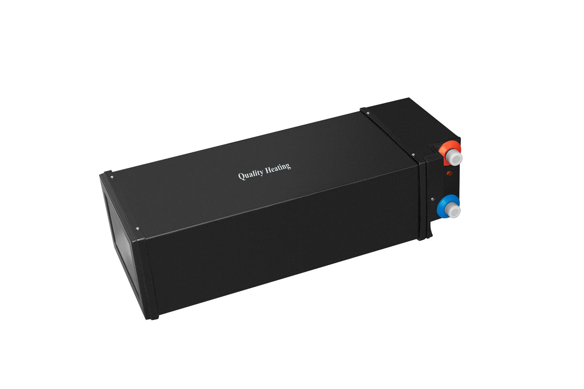 Segunda oportunidad - Calentador de plinto (calentador de cocina) 5 litros 2000 W acero inoxidable QH-line - Predeterminado