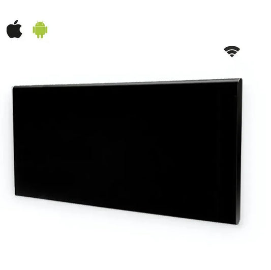 Tweedekans - Adax neo Wifi zwart elektrische verwarming - 800Watt 33cm x 75cm