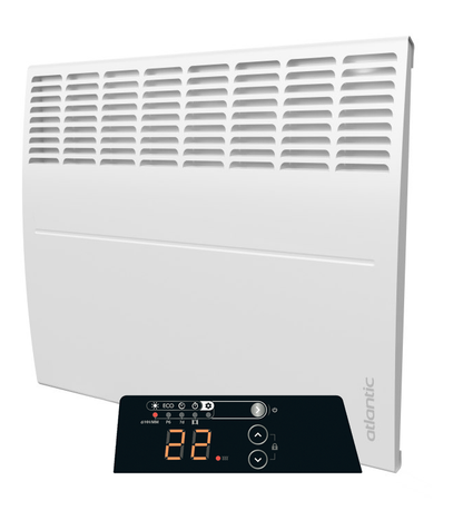 Tweedekans - Ecoflex Atlantic elektrische kachel met instelbare thermostaat - 2500 Watt - 91cm (b) x 46cm (h)