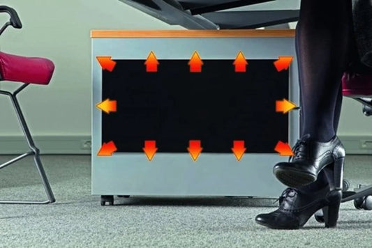 Tweedekans - Infrarood bureau verwarming fiber plaat zelf plakkend 150Watt inclusief dimmer - Default