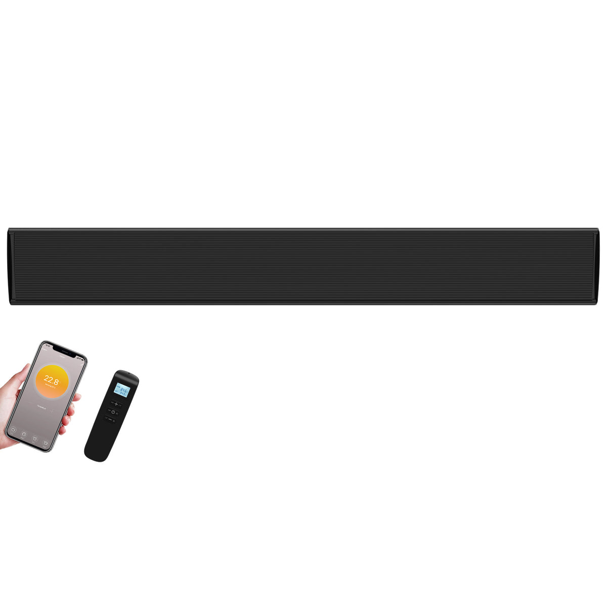 Segunda oportunidad - Calefactor infrarrojo para terraza Fireside Friend con wifi y termostato - 1800Watt