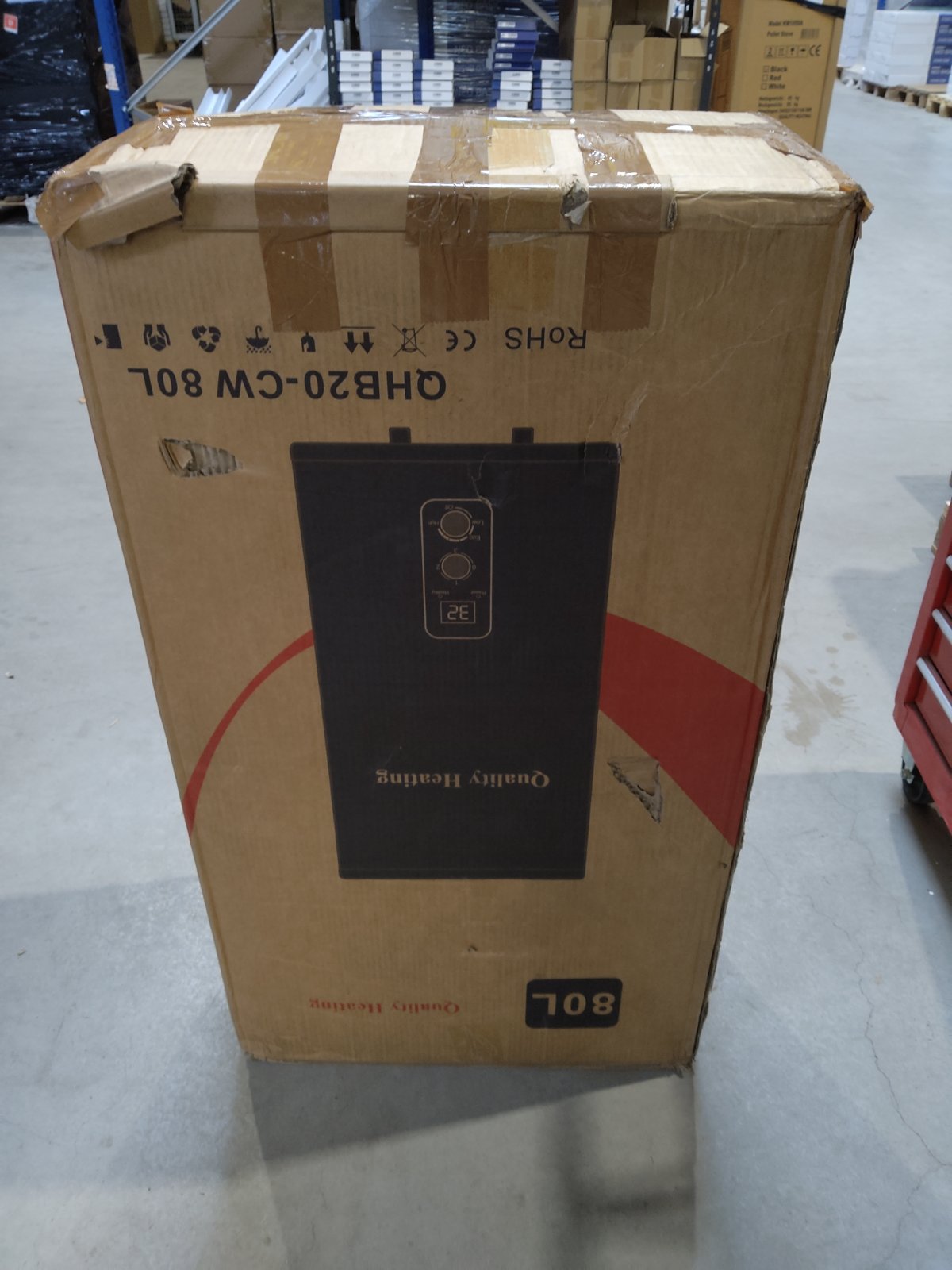 Tweedekans - 80 Liter QH dual tank elektrische boiler met digitale bediening - Default