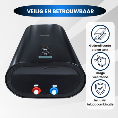 Caldera eléctrica dual QH de 50 litros con controles digitales