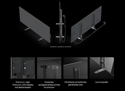 AENO GH4S panel calefactor infrarrojo inteligente WIFI - 700 vatios
