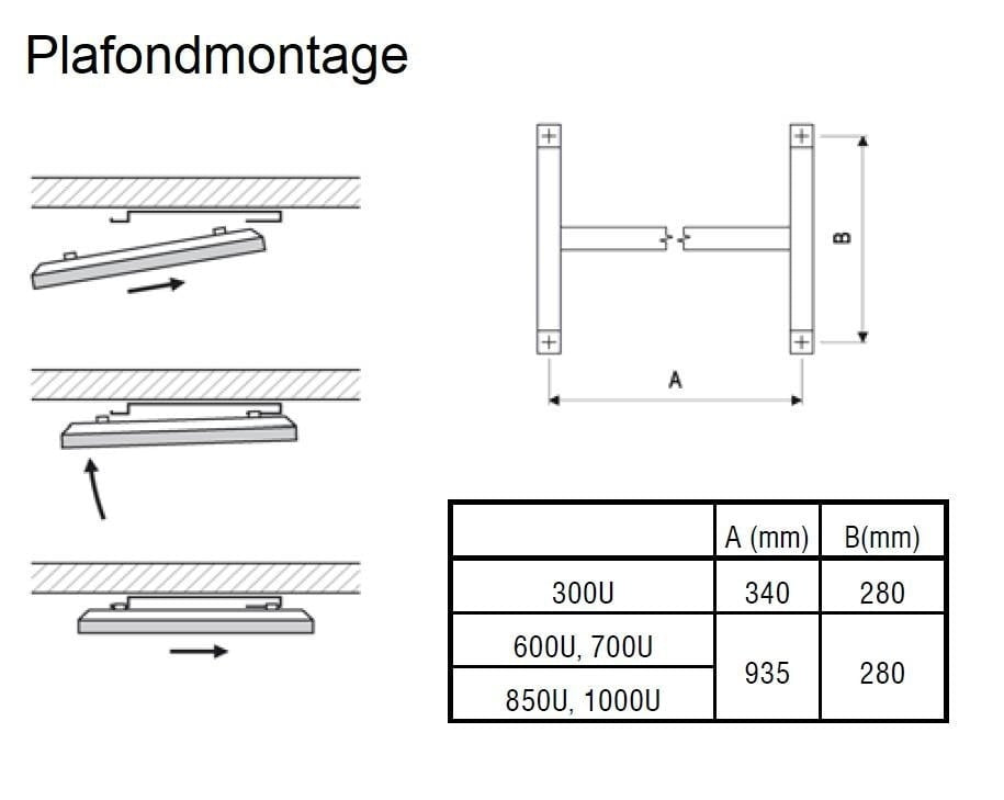 Ecosun SK-Series panel de infrarrojos 79 x 119 cm - 850Watt