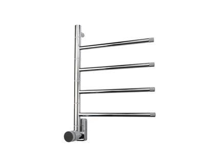Radiador toallero eléctrico cromado con termostato