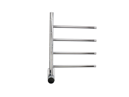 Radiador toallero eléctrico cromado con termostato