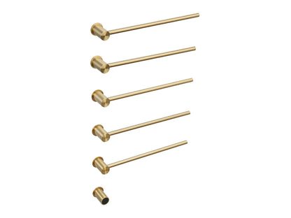 Radiador toallero eléctrico dorado con termostato L-SR0005-T