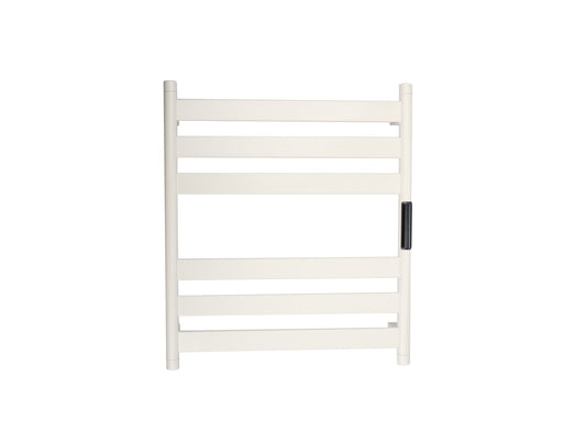 Radiador toallero eléctrico negro con termostato A-CS06G-W