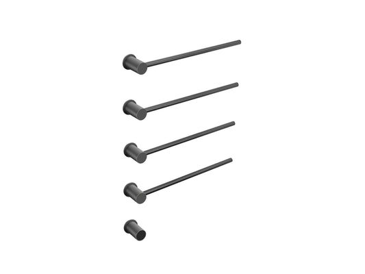 Radiador toallero eléctrico negro con termostato L-SR0200-B