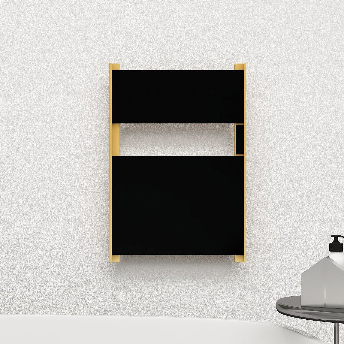 Radiador eléctrico Maverick 90Watt negro-dorado