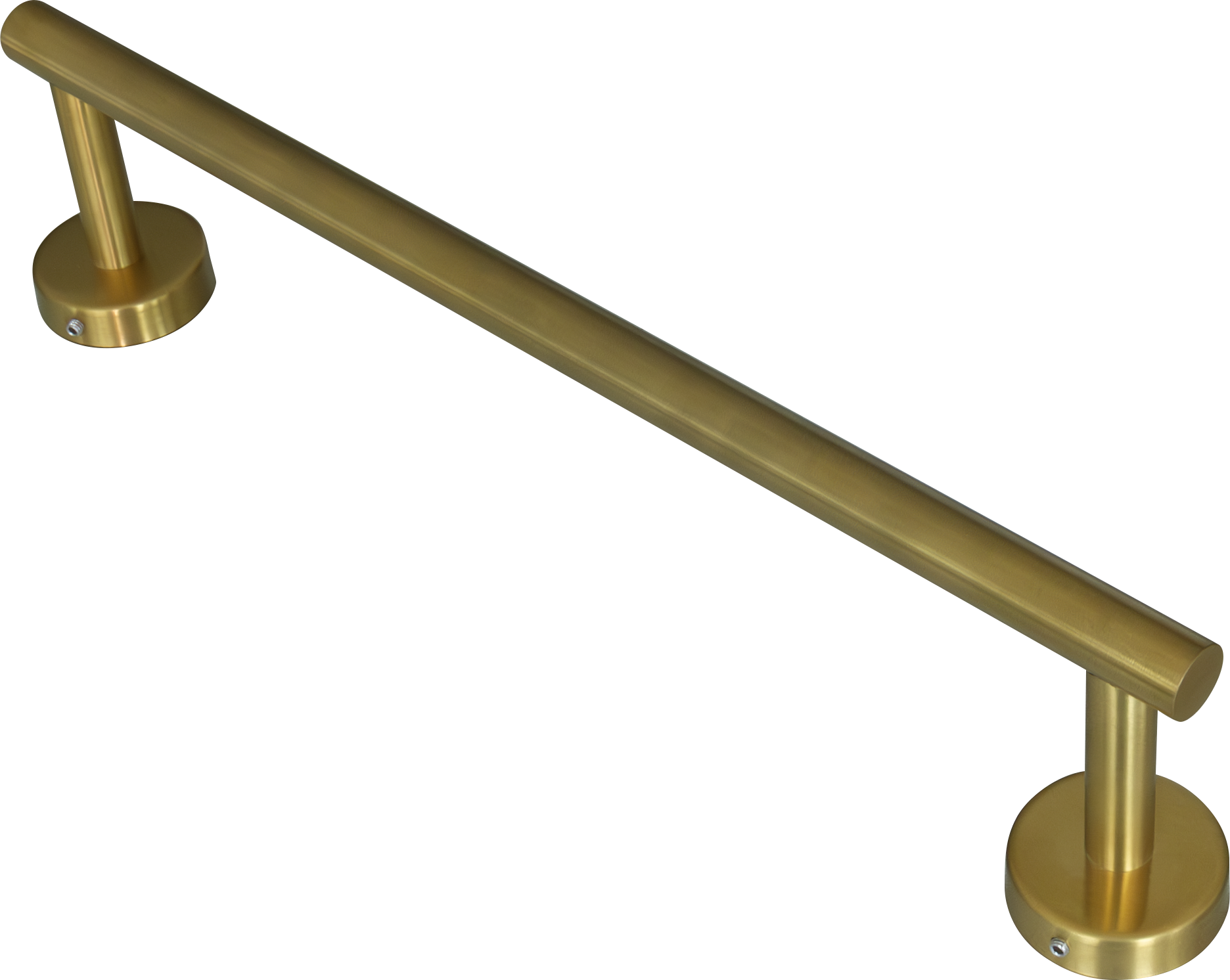 Toallero redondo dorado 40 cm