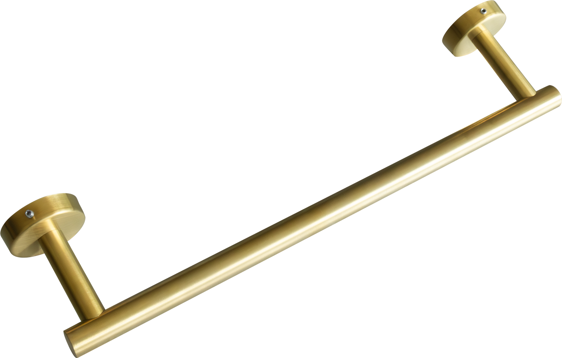 Toallero redondo dorado 40 cm