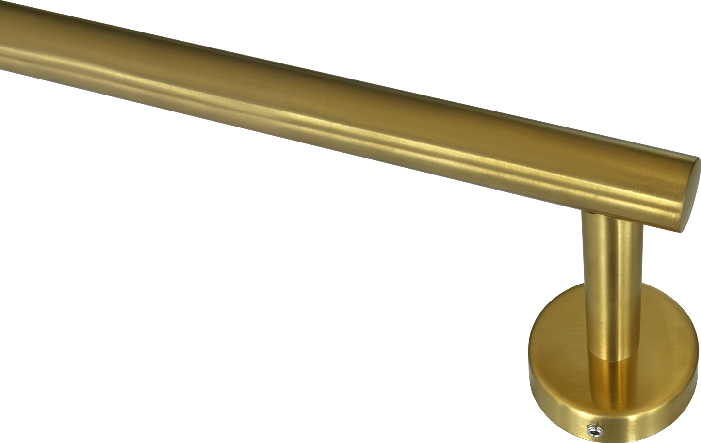 Toallero redondo dorado 40 cm