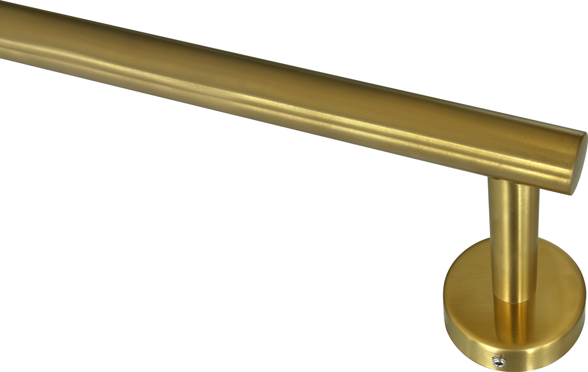 Toallero redondo dorado 40 cm