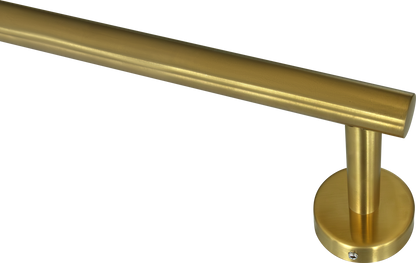 Toallero redondo dorado 40 cm