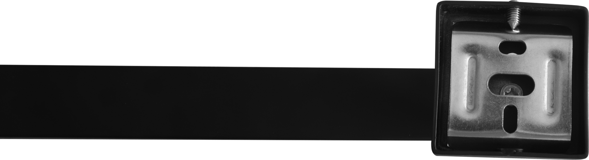 Toallero cuadrado negro mate