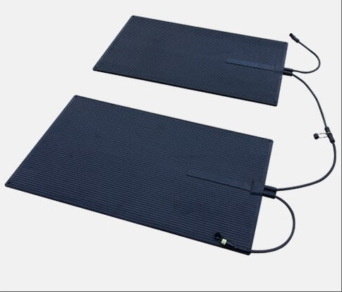 Alfombra calefactora de infrarrojos de goma acoplable - Resistente al agua 60 x 100 cm