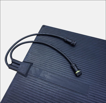 Alfombra calefactora de infrarrojos de goma acoplable - Resistente al agua 60 x 100 cm