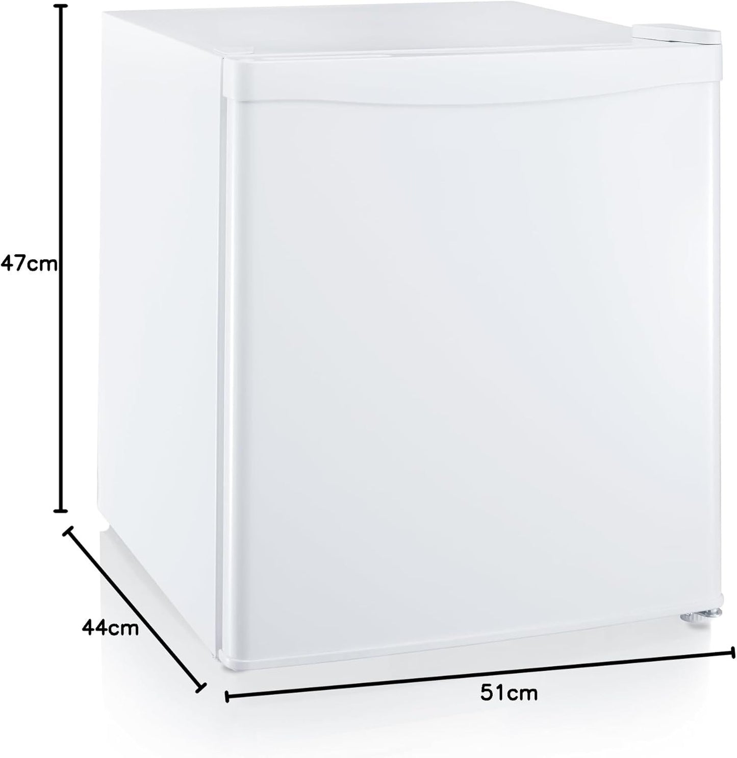 Nevera Nurion Mini - 40 l - Nevera pequeña - Independiente - Compacta - Blanca