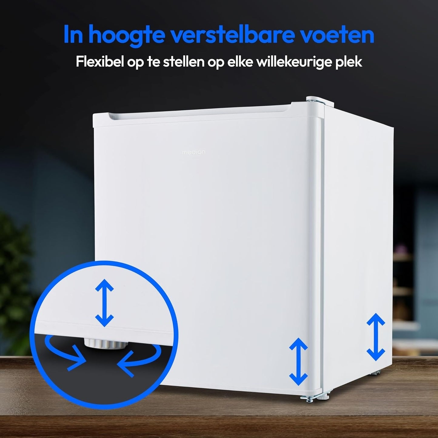 Nevera Nurion Mini - 40 l - Nevera pequeña - Independiente - Compacta - Blanca