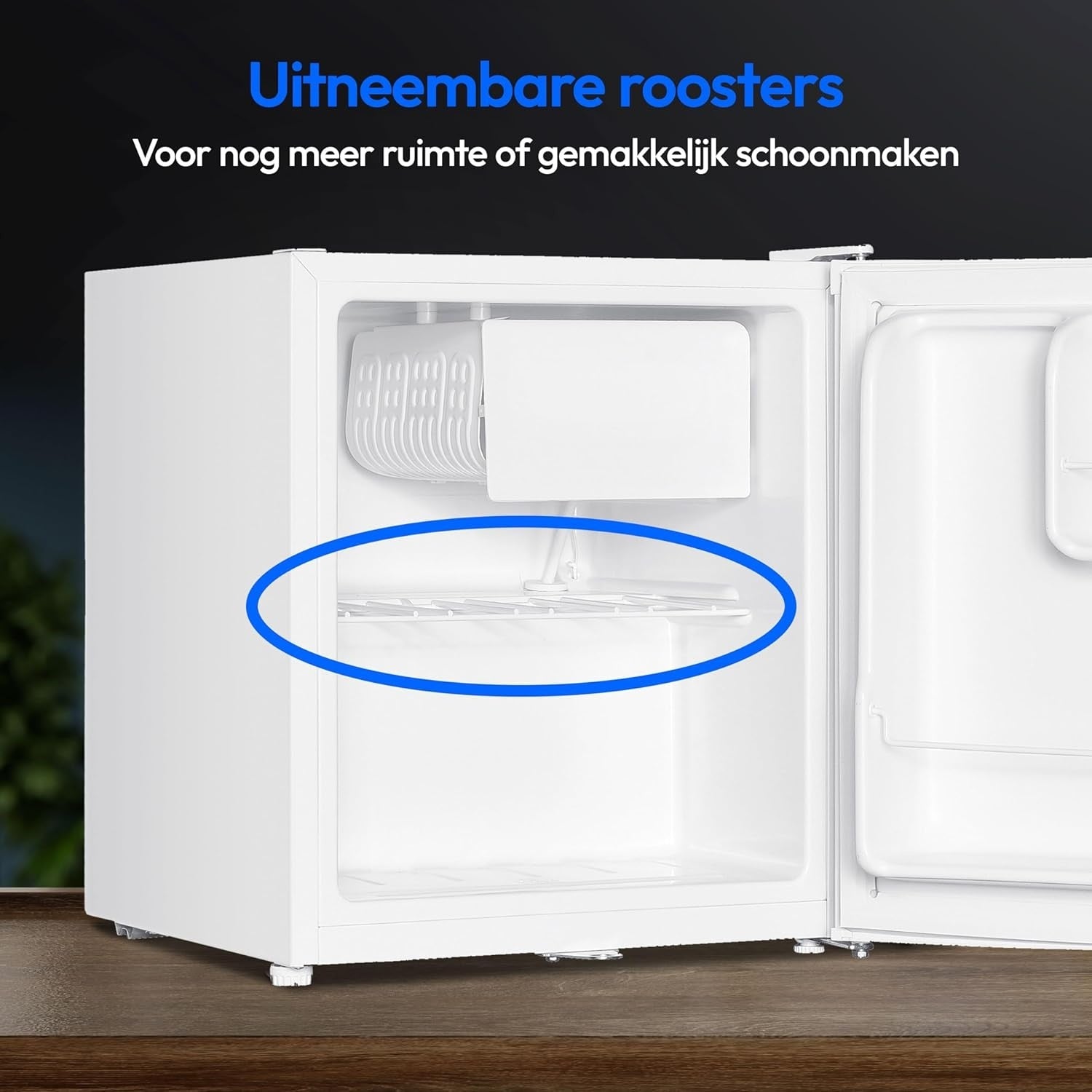 Nevera Nurion Mini - 40 l - Nevera pequeña - Independiente - Compacta - Blanca