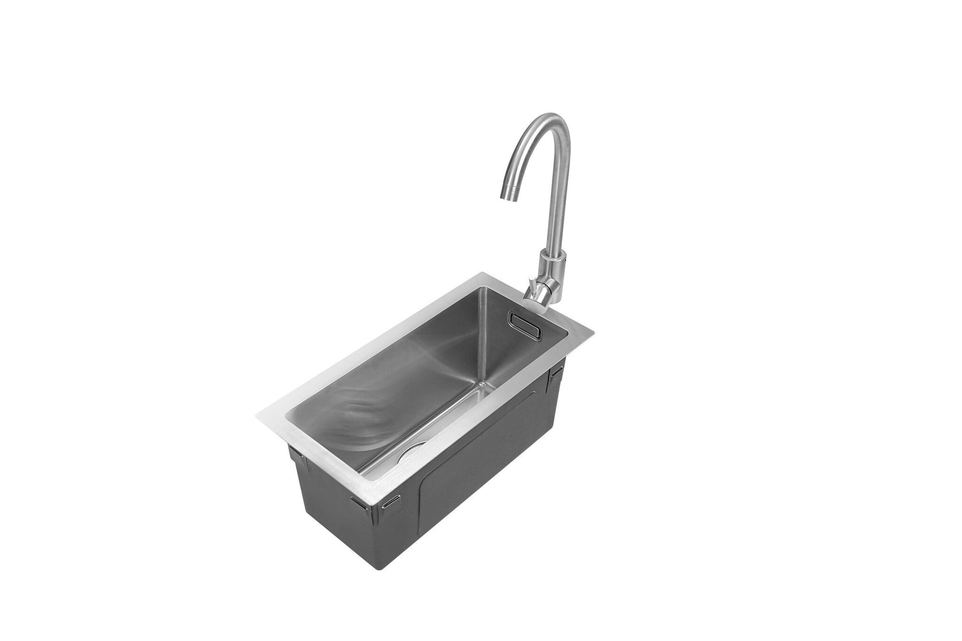 Fregadero Nurion Acero Inoxidable 16,5 x 38,5 - Fregadero Cocina - Fregaderos Cocina - Fregadero Cocina - sin agujero para grifo acero inoxidable