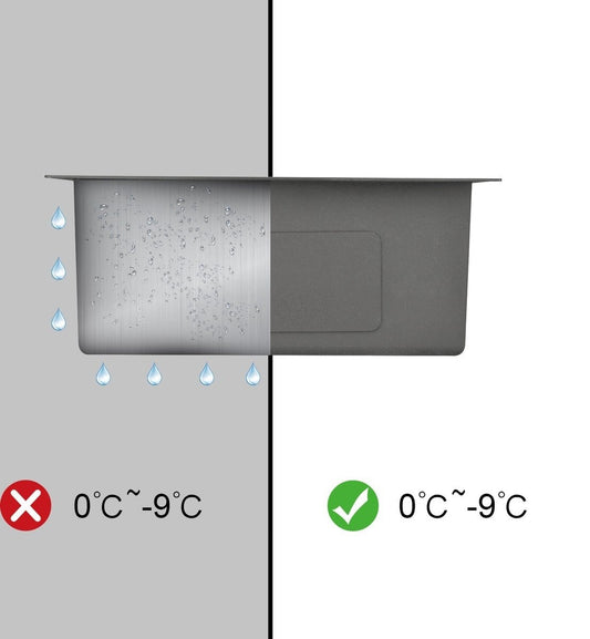 Fregadero Nurion Acero Inoxidable 28,5 x 34,5- Fregadero Cocina - Fregaderos Cocina - Fregadero Cocina - sin agujero para grifo