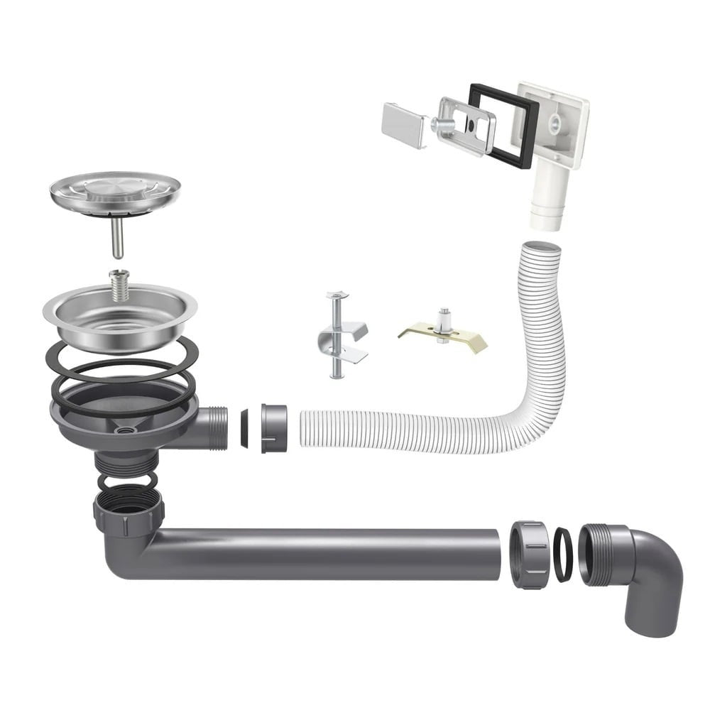 Fregadero Nurion acero inoxidable 39,5 x 34,5 - Fregadero Cocina - Fregaderos Cocina - Fregadero Cocina - sin agujero para grifo