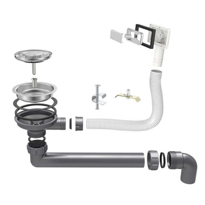 Fregadero Nurion acero inoxidable 39,5 x 34,5 - Fregadero Cocina - Fregaderos Cocina - Fregadero Cocina - sin agujero para grifo