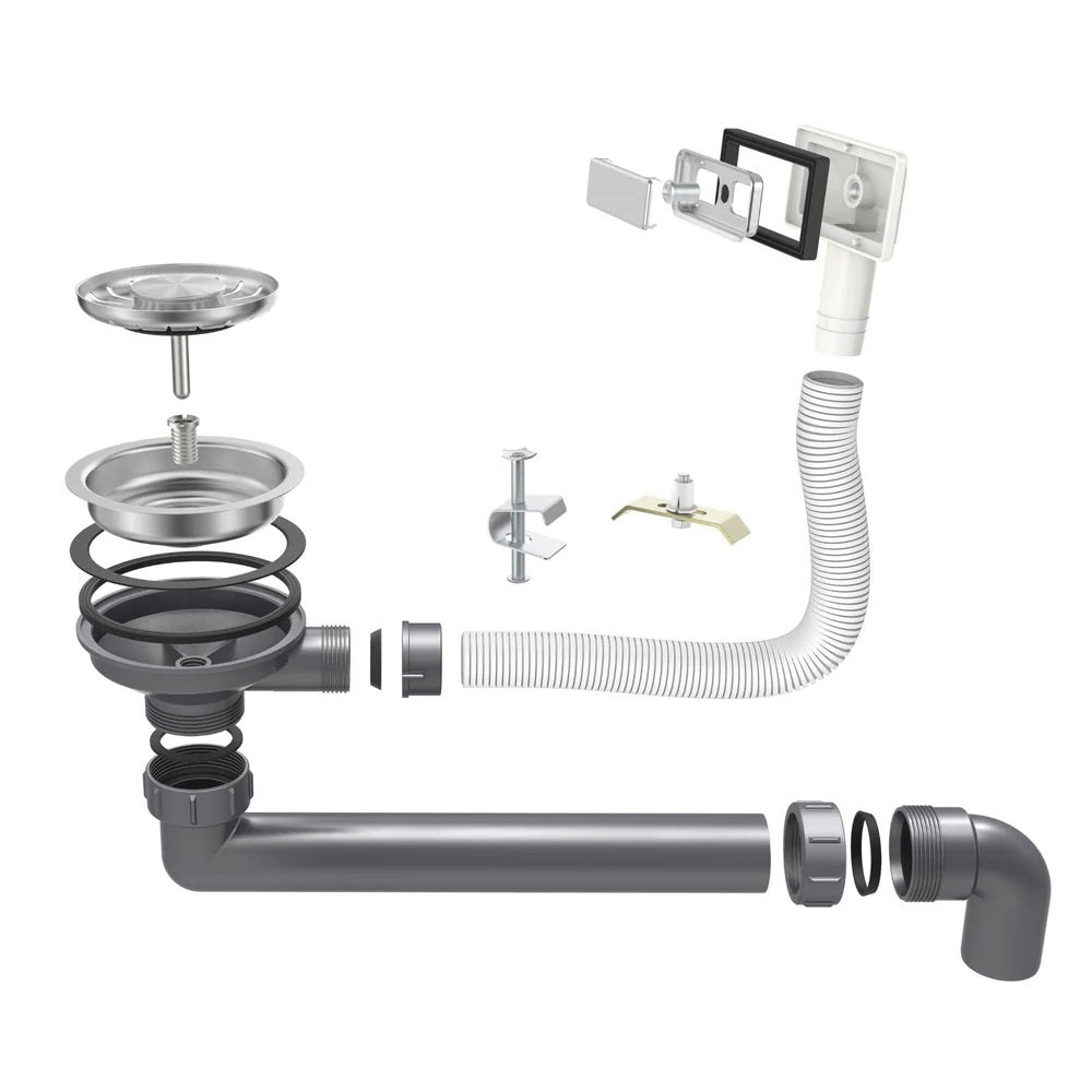 Fregadero Nurion Acero inoxidable 44,5 x 34,5 - Fregadero Cocina - Fregaderos Cocina - Fregadero Cocina - sin agujero para grifo