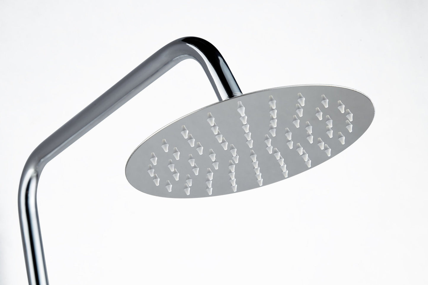 Ducha efecto lluvia de superficie cabezal 30 cm ducha termostática cromo