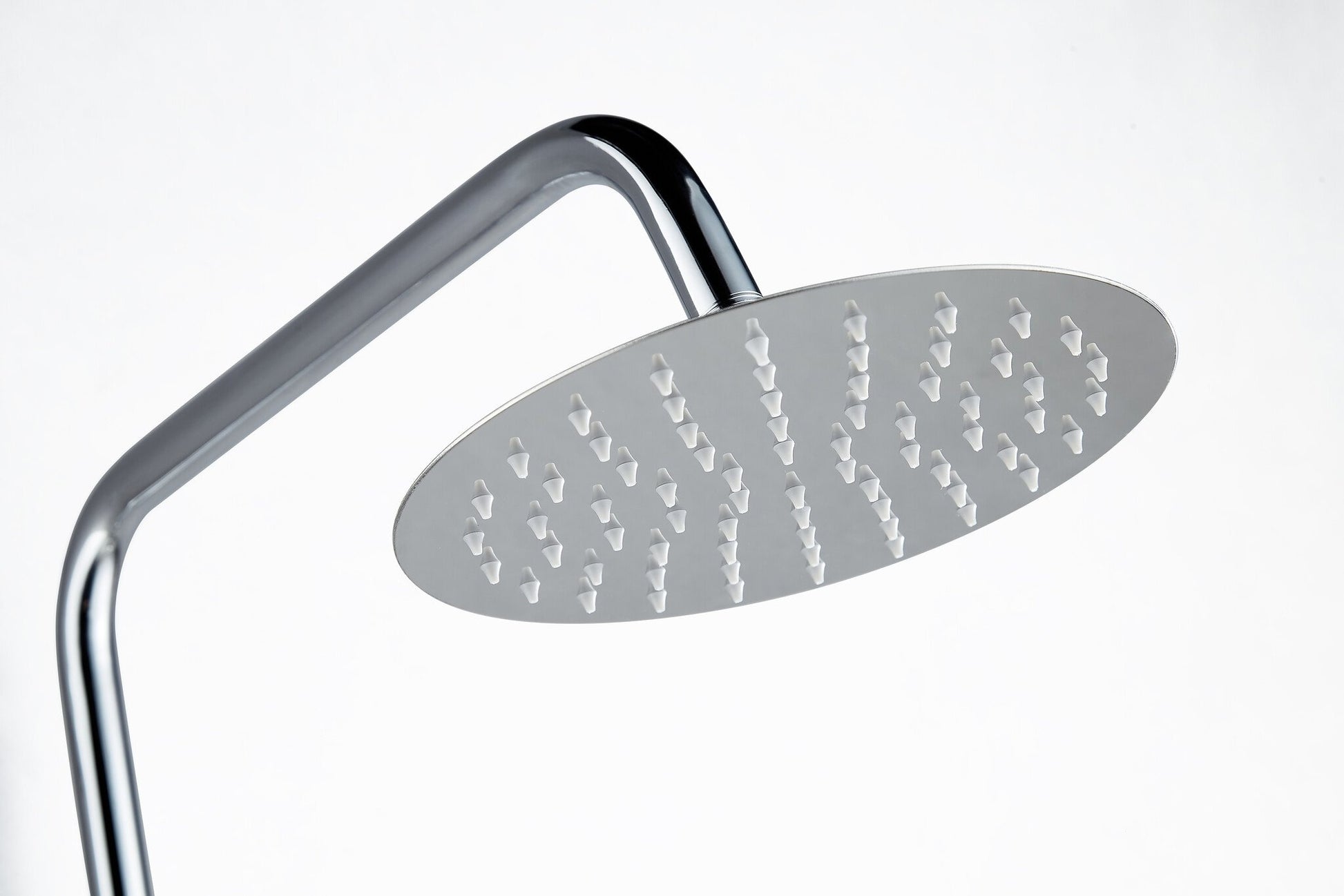 Ducha efecto lluvia de superficie cabezal 30 cm ducha termostática cromo