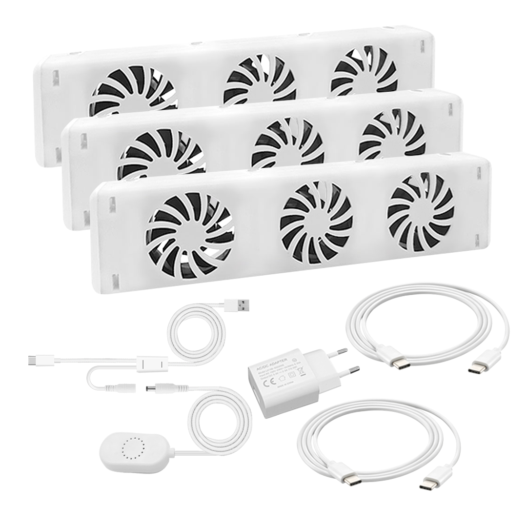 Ventilador de radiador QH Booster set triple