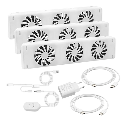 Ventilador de radiador QH Booster set triple