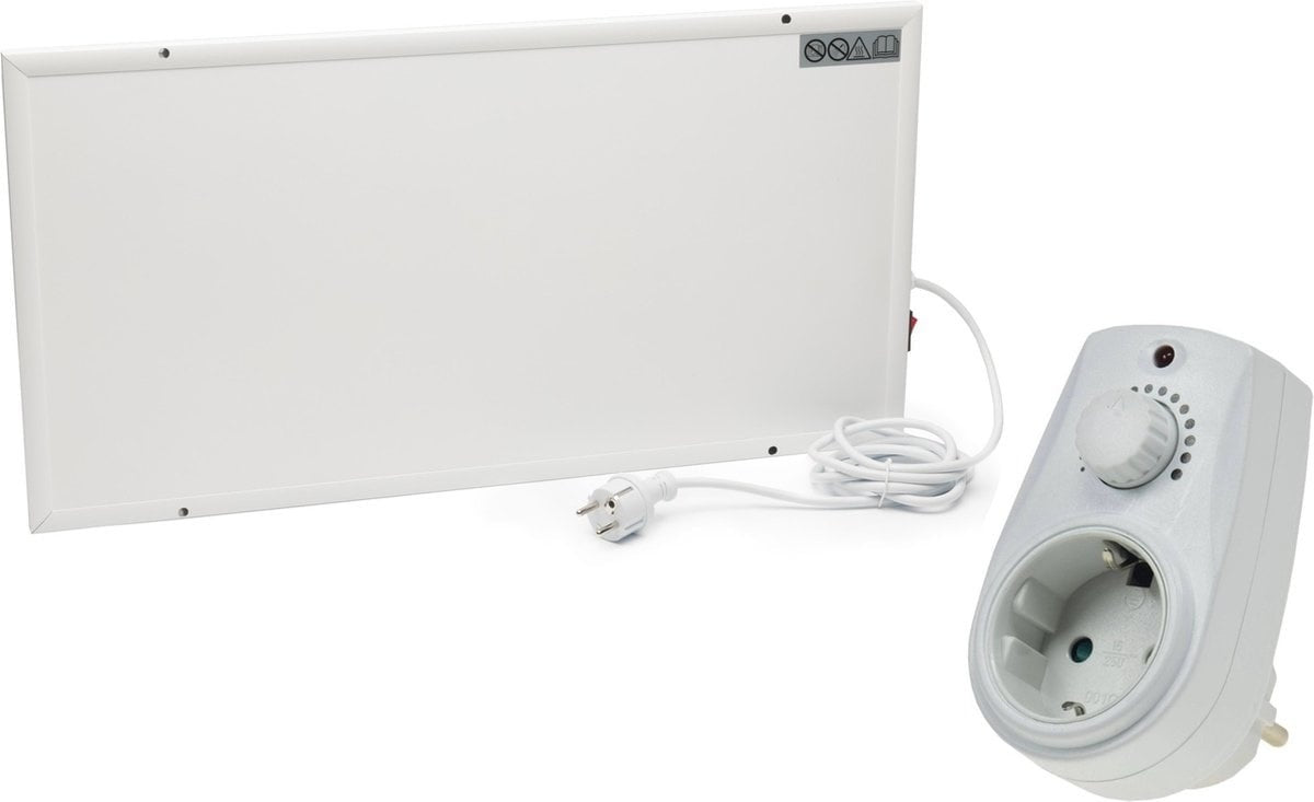 Panel infrarrojo QH-BV Serie atornillado 30 x 60 cm - 135Watt con regulador