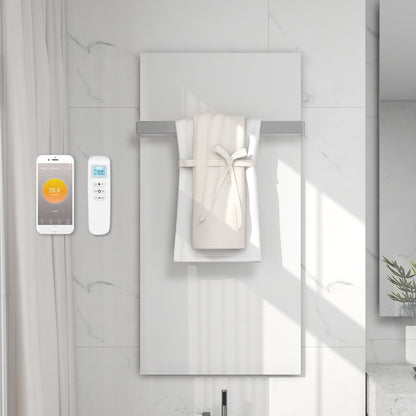 QH GD Panel infrarrojo de cristal Serie Blanca 60 x 120 cm - 700 vatios