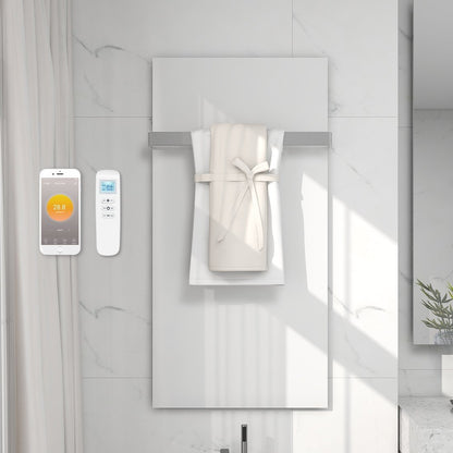 QH GD Panel infrarrojo de cristal Serie Blanca 60 x 120 cm - 700 vatios