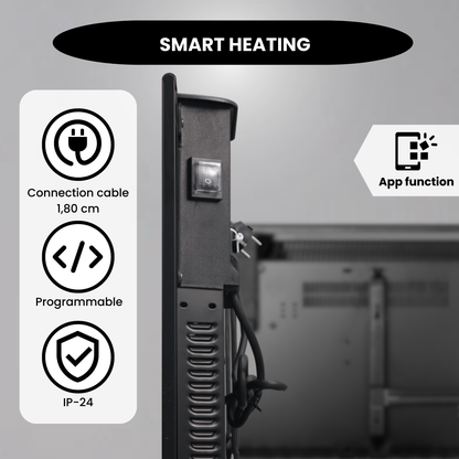 Calefacción de calidad - Eco Slim Wifi negro