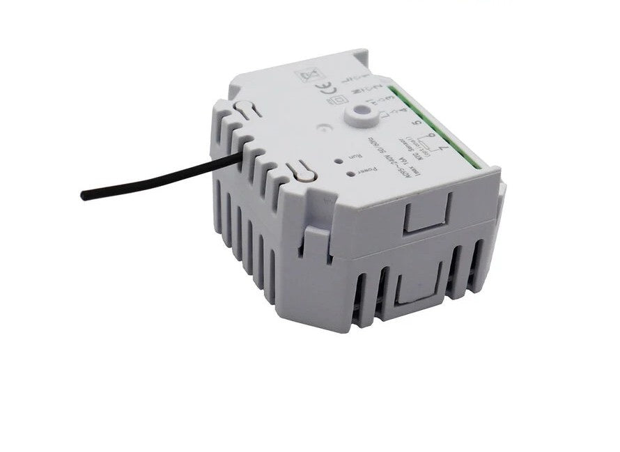 Termostato programable inalámbrico QH Basic con minirreceptor empotrado