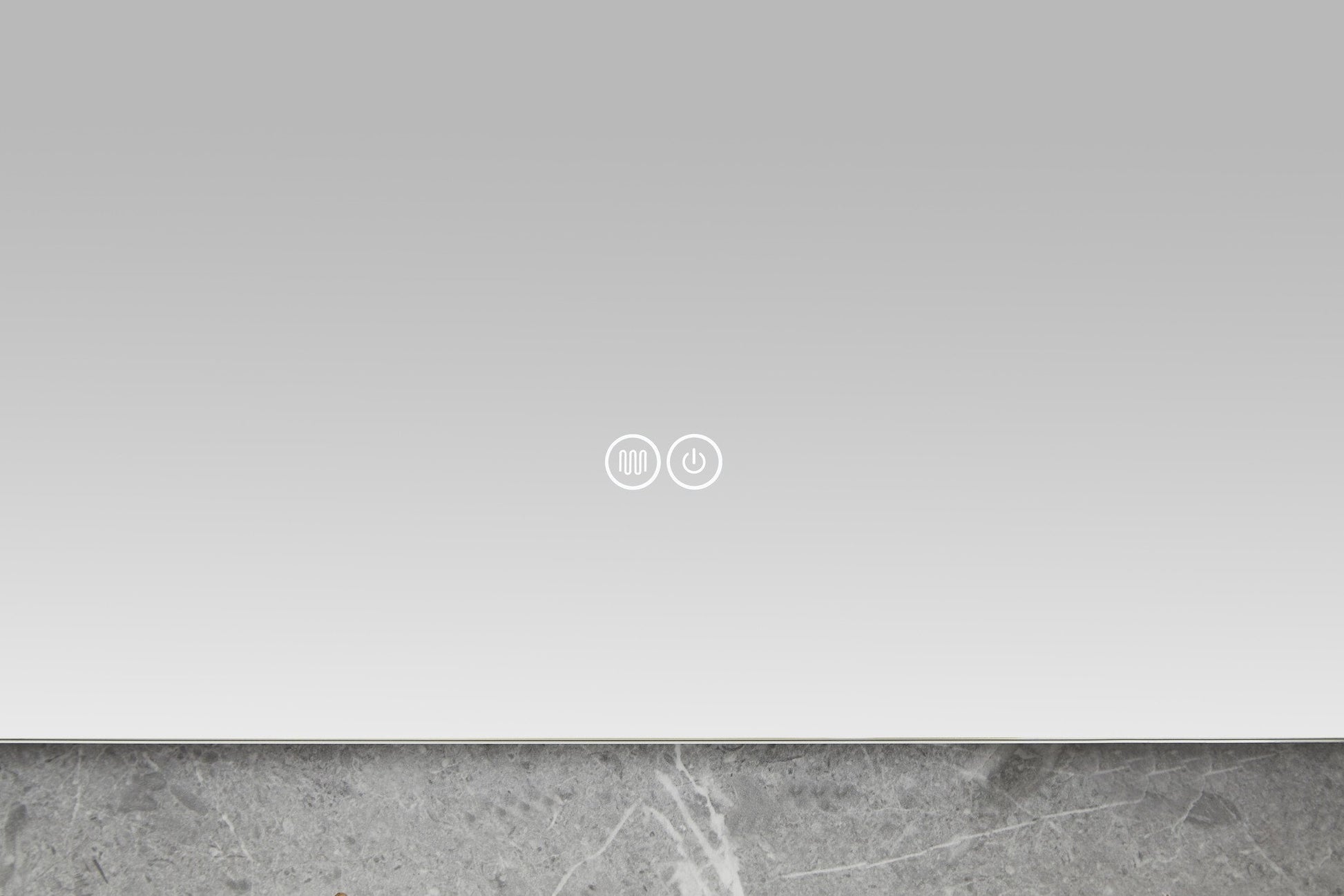 Spiegel 60 x 120 cm frameloos, inbouw led verlichting en anti condens