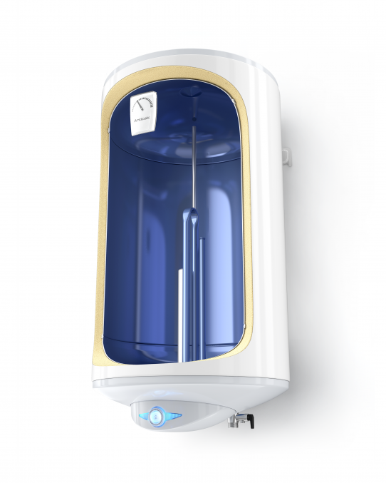 Tesy - Caldera eléctrica Duo antiquemaduras fina/alta 50 litros