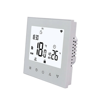 Termostato programable Touch-PRF 78 en blanco o negro